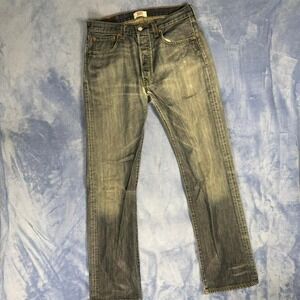 Levi's 501 straight leg button fly jeans men  size 34x34
